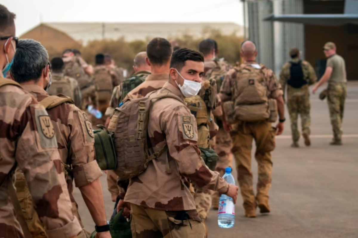 French troops