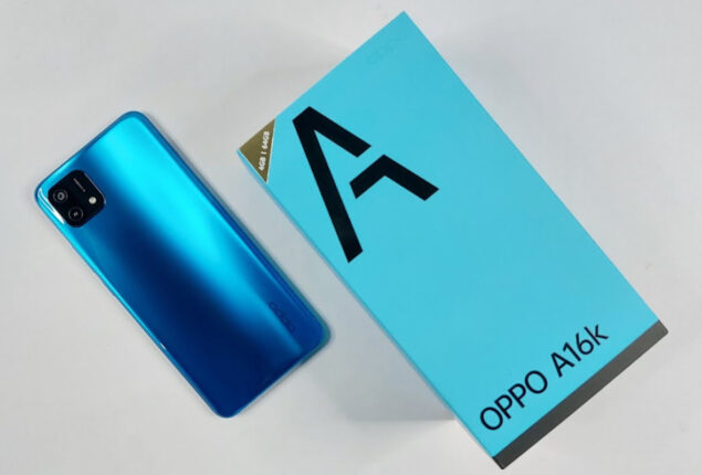 Oppo A16K price in Pakistan & Specifications