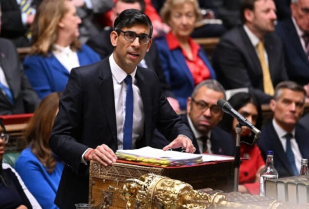 UK Prime Minister Sunak dismisses party chairman Nadhim Zahawi