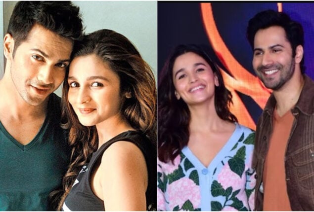 Varun Dhawan and Alia Bhatt were photographed together at an event