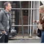 Amy Robach and her ex husband Andrew Shue were seen in NYC