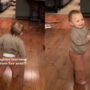 Viral Video: Toddler imitates her aunt practicing ballet