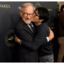 Steven Spielberg and Ke Huy Quan reconnect on red carpet