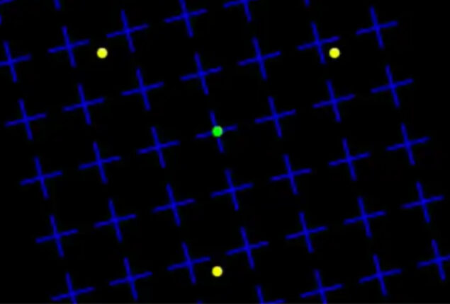 Optical Illusion: Spot all four dots at the same time
