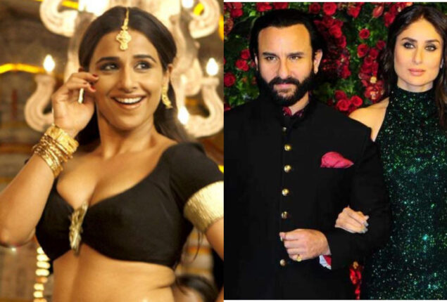 Saif Ali Khan was “afraid” to watch Vidya Balan’s  Dirty Picture