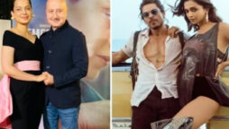 Kangana Ranaut praises SRK’s Pathaan at the Emergency party