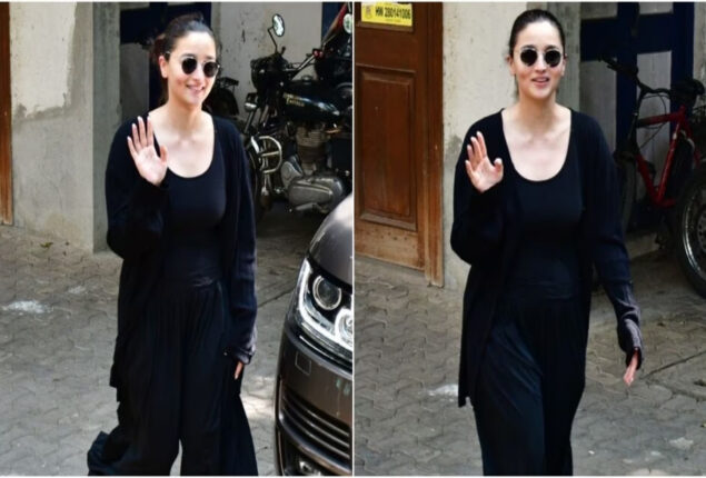 Alia Bhatt’s – All Black Comfy Casuals