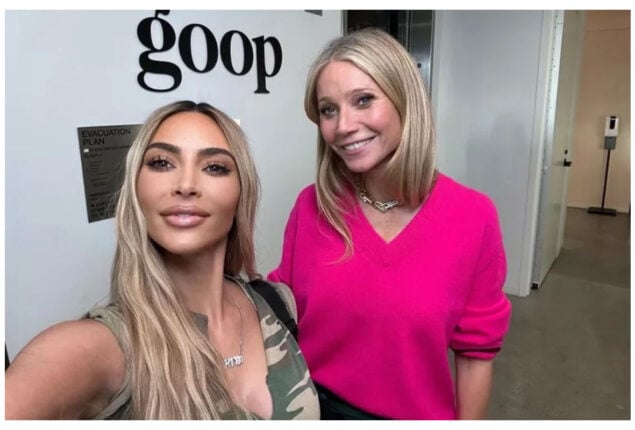 Gwyneth Paltrow interviewed Kim Kardashian in the coziest version