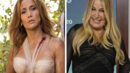 Jennifer Lopez, Jennifer Coolidge celebrate ‘January’ for ‘Shotgun Wedding’