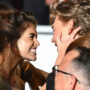 Austin Butler and Kaia Gerber’s intimate kiss as she congratulates him