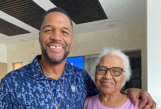 Michael Strahan shares throwback pictures with his mom on her birthday