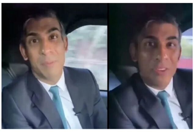 Rishi Sunak fined for not wearing seatbelt