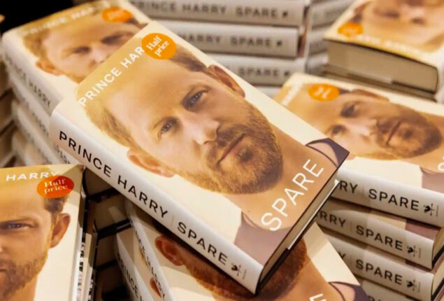 Prince Harry famous memoir ‘Spare’ break all records