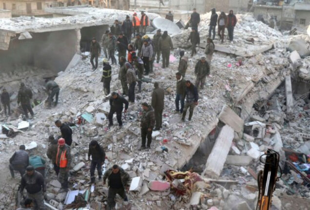 Aleppo: Building collapse in war-torn Syria city kills 16 people