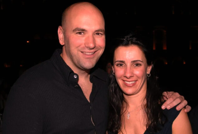 Dana White apologized publicly for slapping his wife