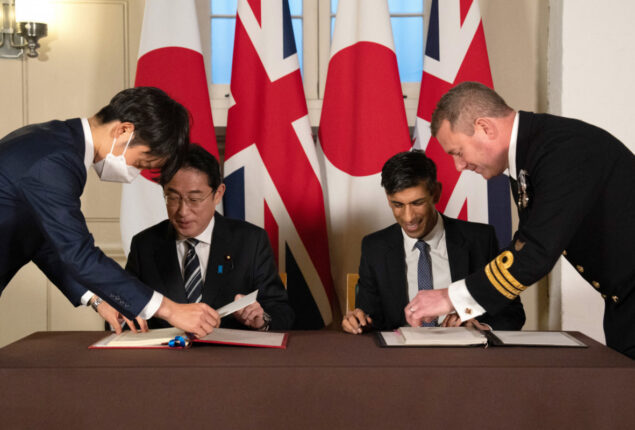 UK and Japan sign deal in London as Japan seeks to bolster ties