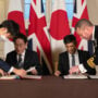 UK and Japan sign deal in London as Japan seeks to bolster ties