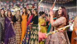 Sehar Hayat and Kanwal Aftab Pictures from Friends Mehndi