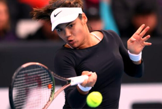 Emma Raducanu won her opening match at ASB Classic
