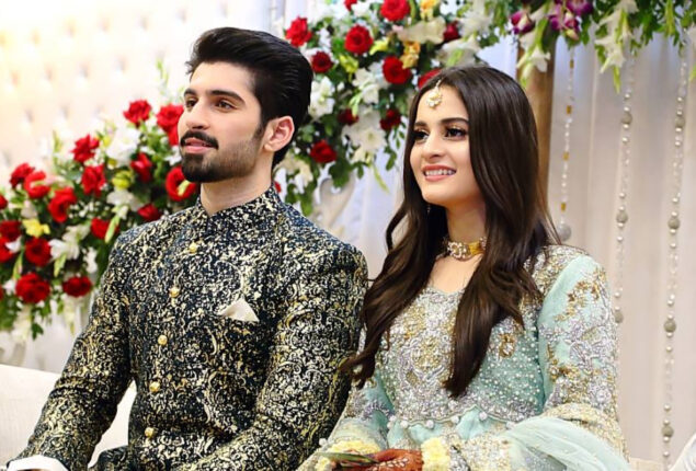 Aiman Khan and Muneeb Butt latest Photos with Amal