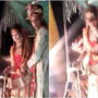 The groom lift the bride before falling on stage goes viral