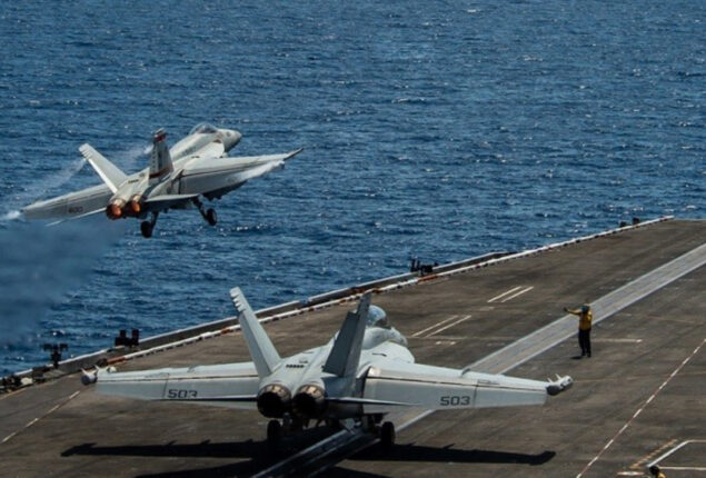 The US demonstrates its military might in Beijing’s backyard