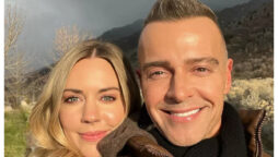 Joey Lawrence and Samantha Cope