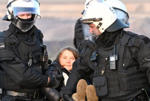 Germany: Police deny staging a protest detention of Greta Thunberg