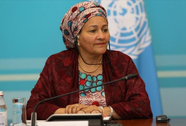 UN’s deputy secretary-general Amina Mohammed talks about breaches of women’s rights with Taliban