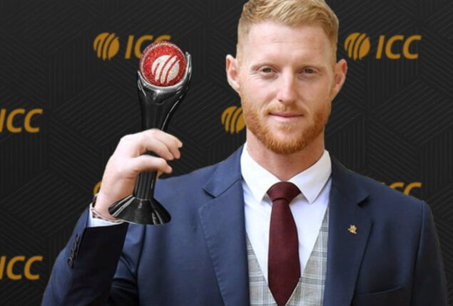 Ben Stokes ICC Test Cricketer of Year