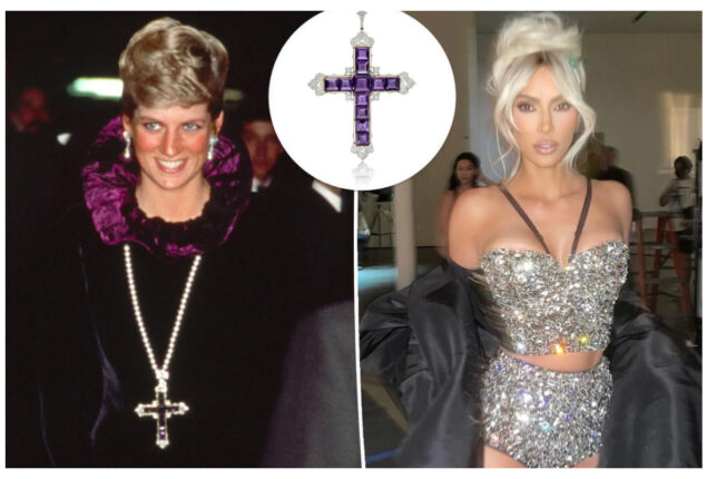 Kim Kardashian criticized for purchasing Princess Diana’s cross