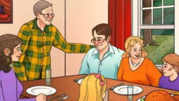 Brain Teaser: Spot mistake in family’s dining room pic in 15 secs?