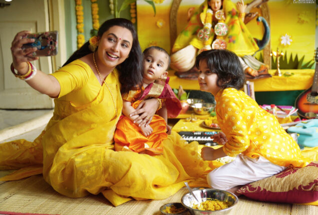Rani plays an adoring mother in the new Mrs Chatterjee Vs Norway