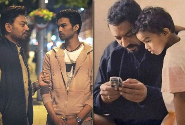 Babil Khan posts a flashback photo of dad Irrfan before his birthday