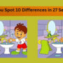 Spot The Difference: Spot 10 differences in 27 seconds?