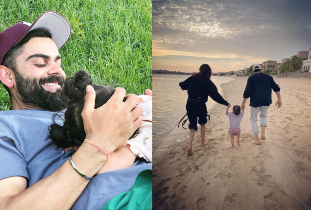 Virat Kohli posted heartwarming photo with his daughter