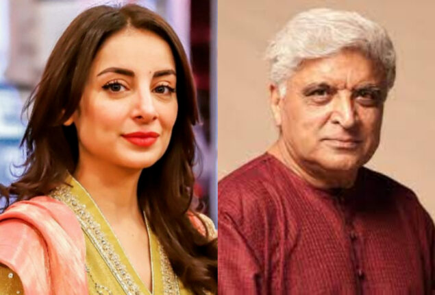 Sarwat Gillani exudes joy at meeting Bollywood lyricist Javed Akhtar