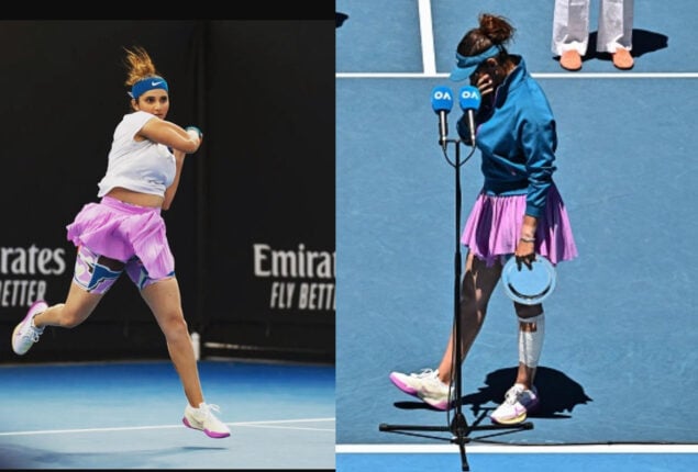 Sania Mirza lost her last Grand Slam match at Australian Open