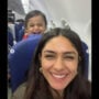 Mrunal Thakur engages with child on flight, netizen react