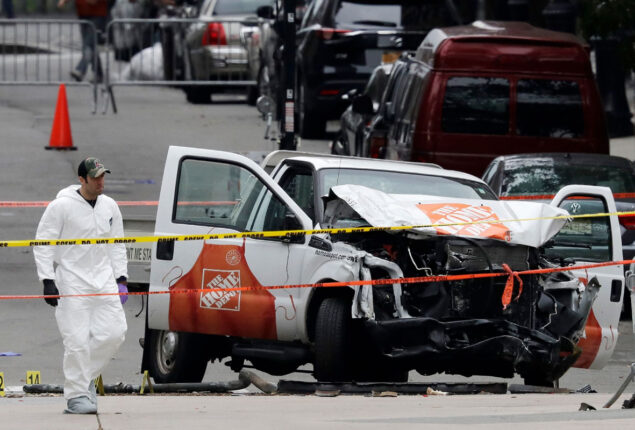 Man behind Manhattan bike path incident found guilty of murder, terrorism