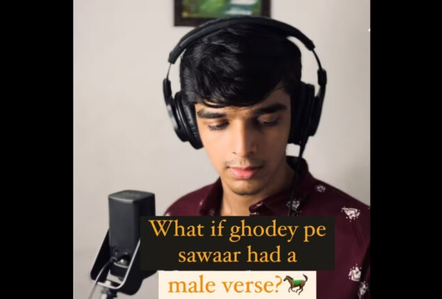 Viral Video: Man sings male version of Qala’s Ghodey Pe Sawaar