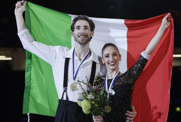 Sara Conti and Niccolo Macii take full advantage in absence of Russian competitors, win Euro pairs title