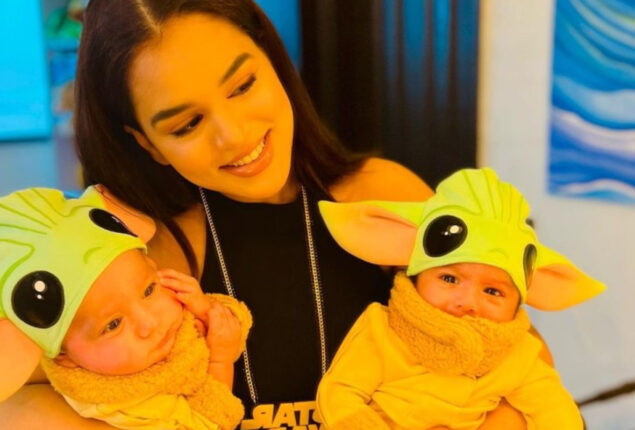 Zohreh Amir’s Adorable Twins Turn 9 Months Old