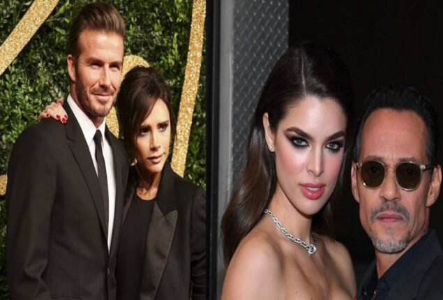 David Beckham attends Marc Anthony & Nadia Ferreira’s wedding