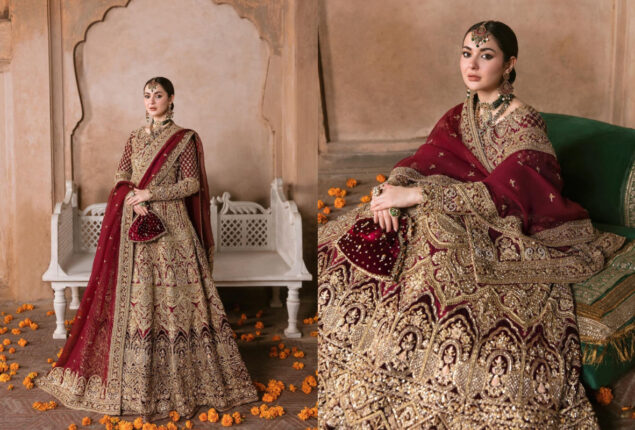 Hania Aamir looks alluring in new bridal photoshoot