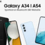 Samsung reveals Galaxy A34 and A54 launch date, unveiling soon