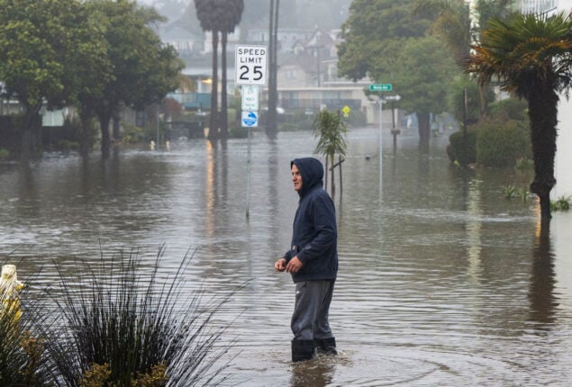 Pacific storm forces mudslides, evacuations in California