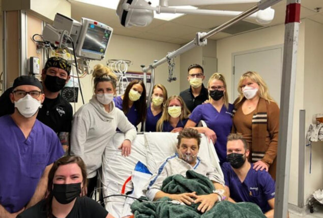 Jeremy Renner home from hospital after 2 weeks of accident