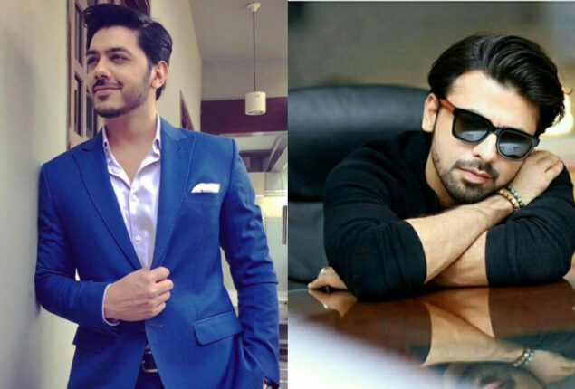 Goher Mumtaz and Farhan Saeed pose for a photo together