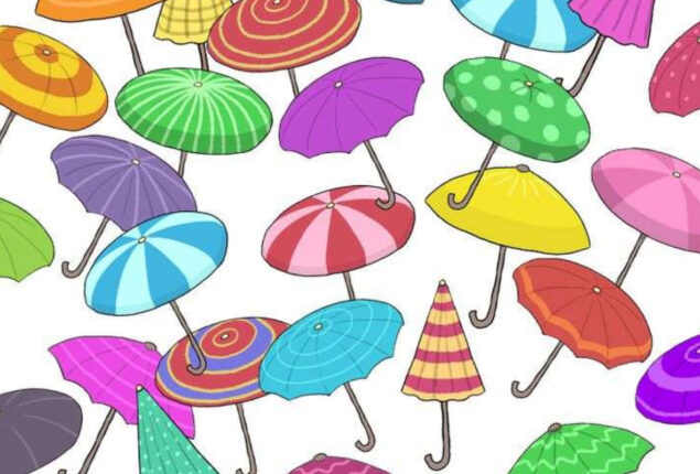 Brain Teaser: Find the 2 Identical Umbrellas in 5 secs